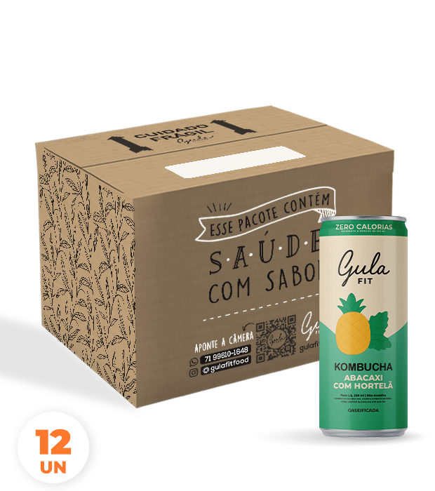 Kombucha Ananas e Menta