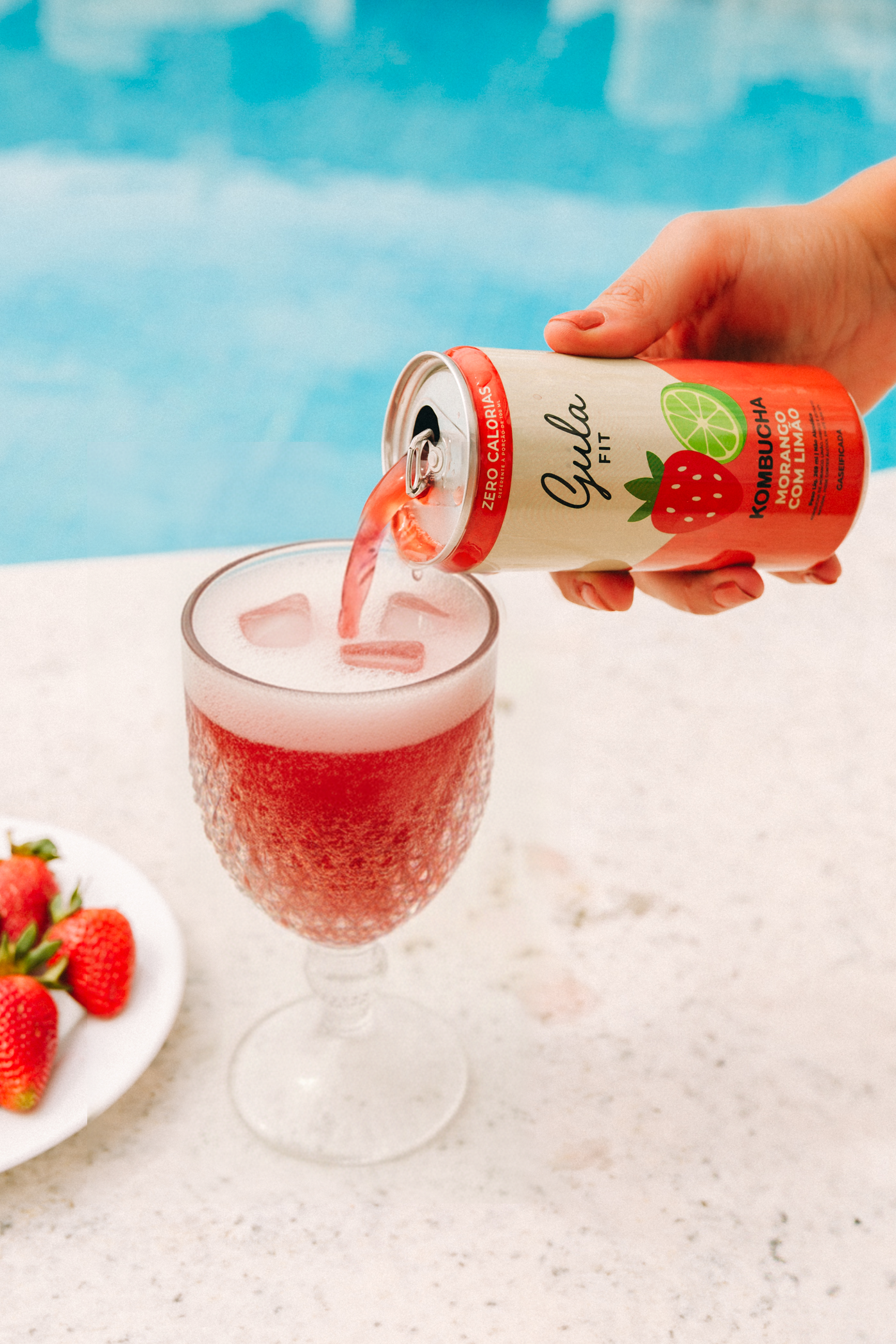 Kombucha Fragola e Lime