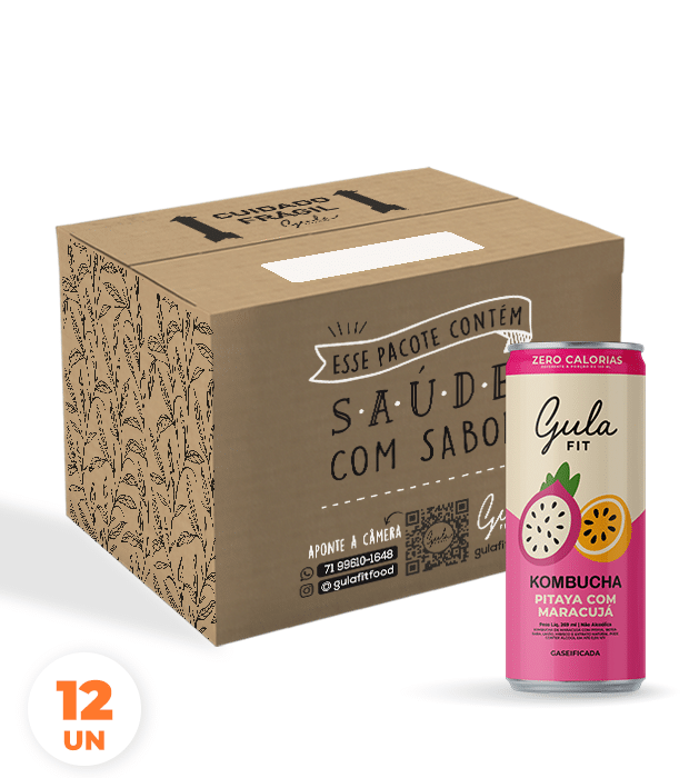 Kombucha Pitaya e Maracujà